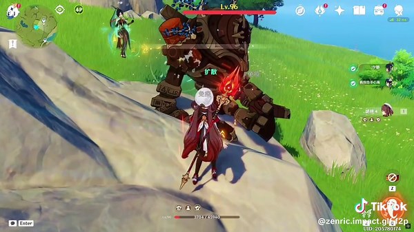 Hutao Showcase: Genshin Impact Gameplay Highlights