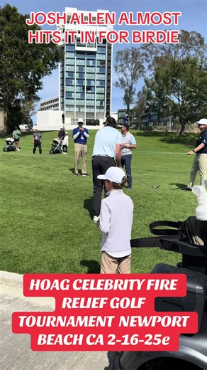 Josh Allen's Epic Moments at the HOAG Golf Tournament
