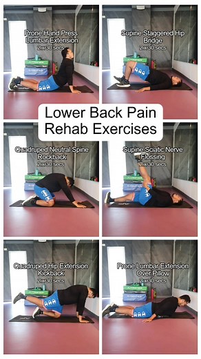 Effective Lower Back Pain Rehab Exercises at Home or Gym