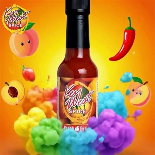 This Peach Hot Sauce is INSANE 🔥 #hotsauce #spicy #foodchallenge