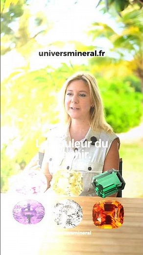 Les saphirs ne sont pas que bleu !