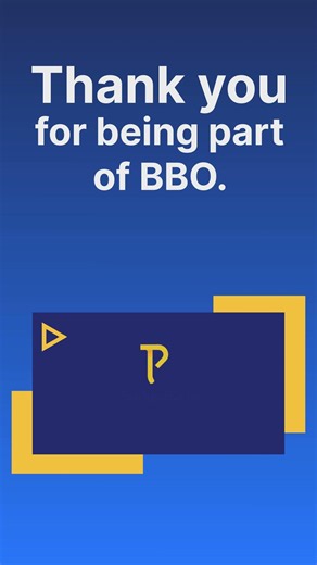 Thank You for Being Part of BBO