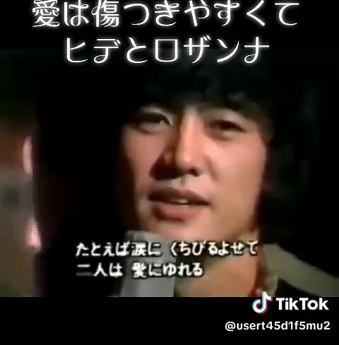 愛は傷つきやすく 歌詞 - ヒデとロザンナ