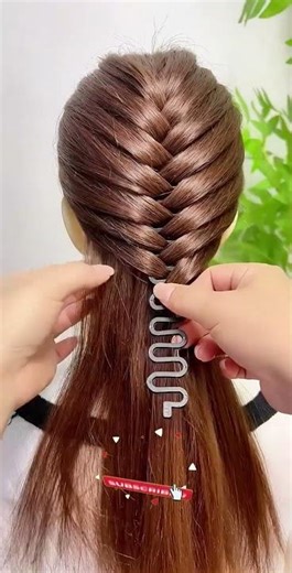 How to Use a Magic Hair Braiding Tool Easy French Braid Hack for Beginners #viral #yshorts #DIYHair