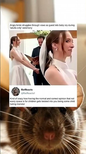 angry bride struggles through herwedding vows