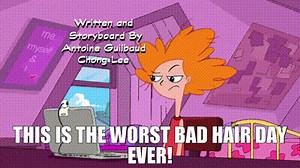 This is the worst bad hair day ever!