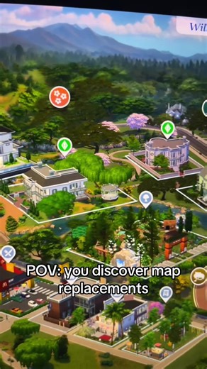 step 1 of renovating my whole world, map replacement mod by mama-llama#thesims4 #sims4mods #simstok #sims4gameplay #fyppppppppppppppppppppppp