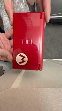 Nintendo DS Lite Mario Red Edition Unboxing