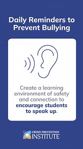 Understanding how bullying is connected to trauma and being able to identify its signs can help teachers prevent it in their classrooms. Download our free guide for proactive approaches to address school bullying. https://bit.ly/408oDjR | Crisis Prevention Institute