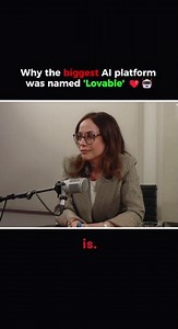 Why the biggest ai platform named lovable....🤔