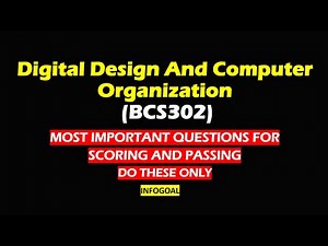 DDCO Most Important Questions | BCS302 Important Questions | Infogoal