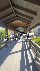 Pasadena’s hidden gallery: a covered bridge lined with 41 oil paintings—each a slice of California—painted by Frank M. Moore in 1932. Tucked inside the Langham Huntington, this ‘Picture Bridge’ turns a simple stroll into a time-travel art tour. You’re telling me this has been here almost a century… on a bridge? | SoCal Outdoor Explorer