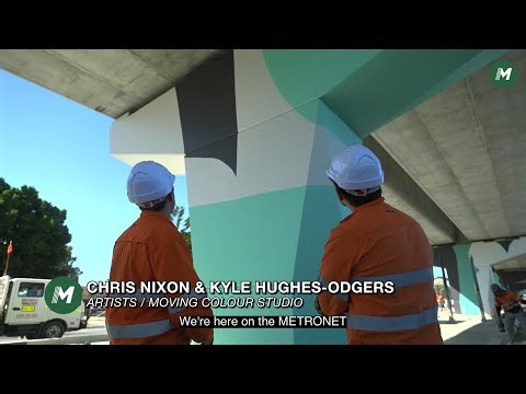 METRONET Victoria Park-Canning Level Crossing Removal Project - Graphic Art Trail