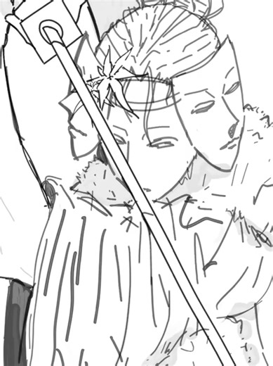 Mc fanart for my guildmaster in Where Winds Meet @Where Winds Meet #fanart #digitalart #ibispaint #wherewindsmeet #wwm