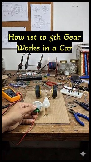 How 1st to 5th Gear Works in a Car | Understanding Car Gear System