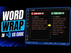 How To Use Word Wrap in VS Code (Visual Studio Code) Easy Guide