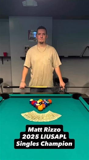 3 comments | Congratulations to Matt from Long Island USAPL! We will be starting Singles Qualifiers next year to crown a Manhattan USA Pool League Singles Champion! #manhattanusapoolleague #sourmousenyc #spacebilliards #nycpoolleague #manhattanpoolleague | Jay Chin | Facebook