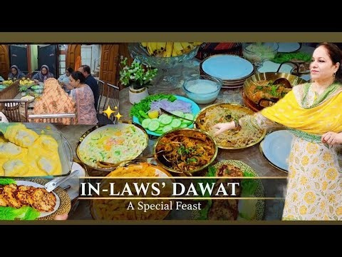 IN-LAWS DAWAT PREPARATION ❤️ JETHANI KE LIE DAWAT KA AHTEMAM KARA - COOKING WITH SHABANA ♥️