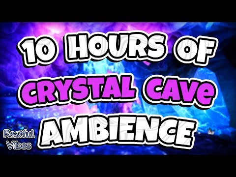 10 Hours of Crystal Cave Ambience | Dripping Water Sounds for Sleep, Meditation & Deep Focus