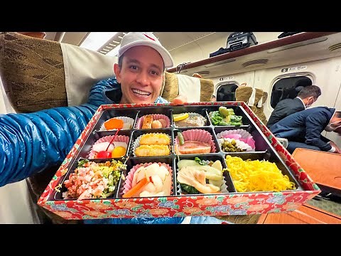 12 Course BENTO on Japan’s Bullet Train! | World’s Best Railroad Food!