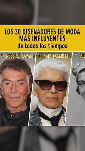 Los 30 diseñadores de moda más influyentes de todos los tiempos | Genial Entertainment