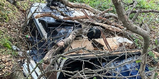 Homeless encampment removed after being reported through survey