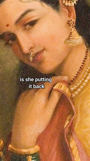 Raja Ravi Varma’s Masterpiece: The Mystery of the 18th Century Woman 🎨