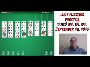 Learning Freecell By Doing and Explaining Games 100, 101 and 102