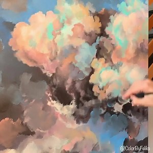 Hey friends! Hope you’re doing well! I felt like painting stormy clouds on a big canvas and also wanted to encourage you to not quit. Whatever you’re going through God is there to strengthen and help you along the way. This acrylic painting is called “Spiritual Battle” All the materials I used are available here: https://colorbyfeliks.com/collections/artsupplies?page=1 If you’d like to learn how to paint clouds with me check out my FREE masterclass: https://learn.colorbyfeliks.com/masterclass | 