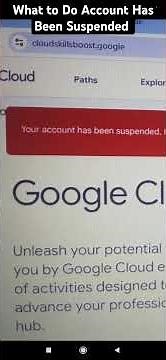 Cloud Boost Account is Suspended? What to do and What not do #googlecloudskillsboost #qwiklabs#solve