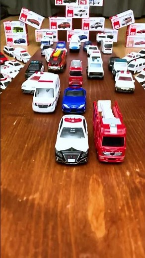 Tomica & Hot Wheels, Gather Up🚓🚑🚒 So Many Police Cars, Ambulances & Fire Trucks!