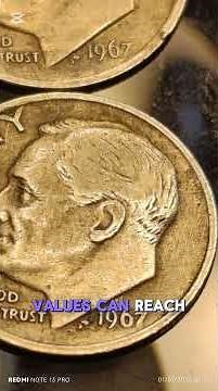 🇺🇸1967 Roosevelt Dime Errors Worth Money! 💰Two Rare Mistakes You Should Know#RareCoins #Money