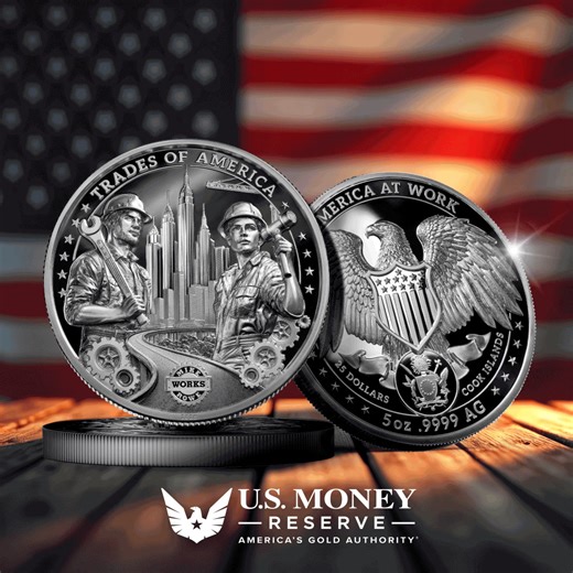 Mike Rowe & U.S. Money Reserve Present The Trades of America Pure Silver Coin. Benefiting The mikeroweWORKS Foundation and honoring the men and women whose hands, tools, and talent built our nation, keep it running, and continue to shape its future. Get it here: http://www.usmr.com/mike | US Money Reserve, Inc.