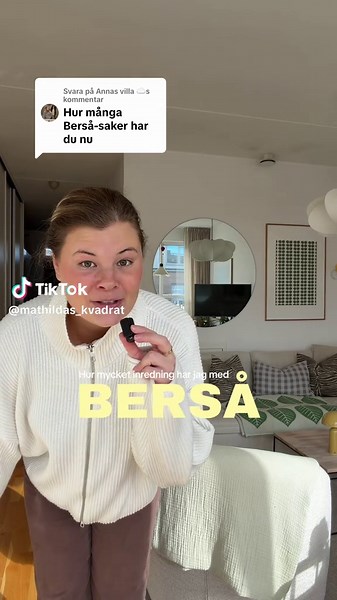 Svarar @Annas villa ☁️ Hur mycket inredning med Berså har jag här hemma?💚 #inredningstips #berså #stiglindberg #loppisfynd