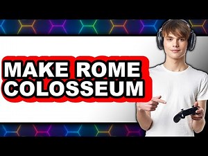 How to Make Rome Colosseum (UPDATED 2025)