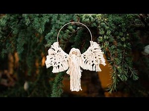 DIY Macrame Angel | Easy Macrame Wall & Christmas Decoration Tutorial