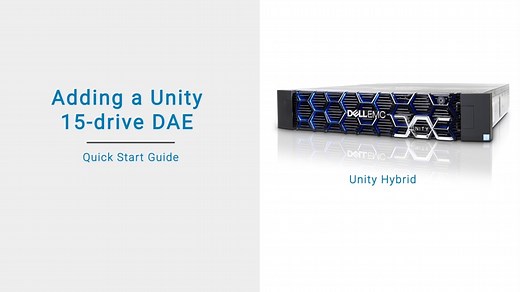 如何添加 15 驱动器 Unity 磁盘阵列存储模块 （DAE）