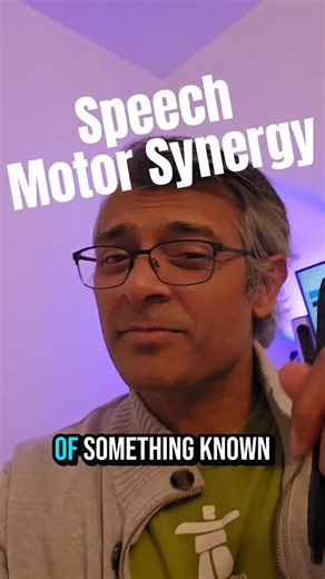 Aravind Kumar on Instagram: "What is a speech motor synergy -part 1"