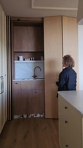 When a simple touch is all it takes. Create multifunctional spaces with Blum’s Revego pocket doors. | Blum Australia Pty Ltd