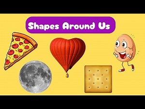 Shapes Around Us | Real Life Examples for Kids | Learn Shapes with Fun
