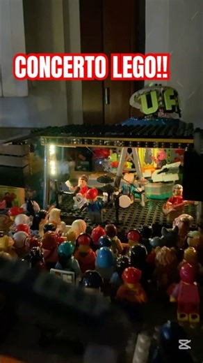 LEGO CITY TOUR with concert! #rock #concert #legocollection #band #live #legocity #lego #public #fan