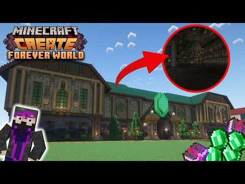 I Built A MEGA Trading Hall! | Minecraft Create Forever World