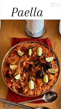 Esta “paella mixta” rompió todas las reglas… y quedó espectacular #paellamixta #paellademarisco
