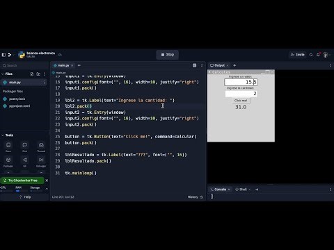 Python TKinter en Linea, sin instalar nada! Un editor Gratis en tu navegador :D