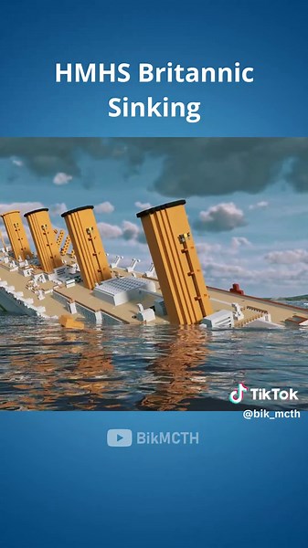 HMHS Britannic Sinking Animation in Minecraft