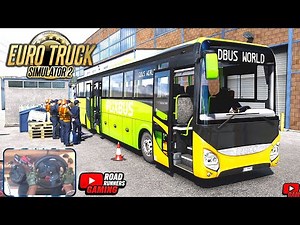 ETS2 1.52 Bus | Flixbus Iveco Evedys Bus Journey | Passenger Mod | Euro Truck Simulator 2