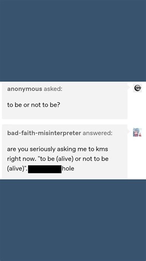 To Be Boiled Or Not To Be Boiled, Interpreterverse Post #tumblr #tumblrpost #tumblrtextpost