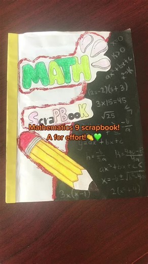 Mathematics 9 Scrapbook Ideas | Creative Design for Grade 9 Math