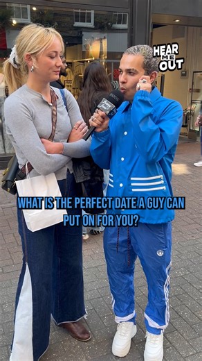 The most unusual 'perfect first date' #dating #relationships #streetinterview #questions #funny | Screenshot | Facebook