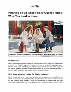 Planning a Fun-Filled Family Outing_ Here’s What You Need to Know - SlideServe